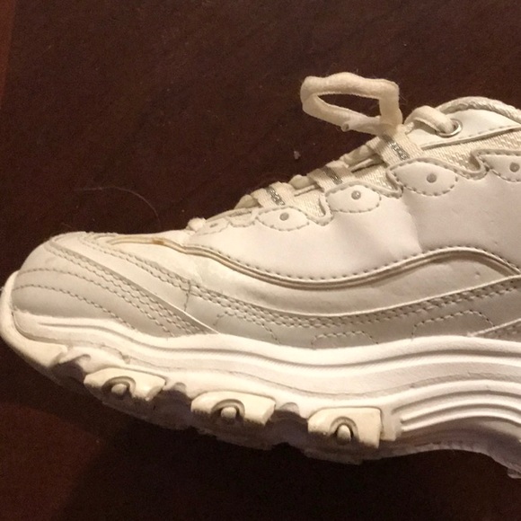 Skechers White D’Lites size 7 - Picture 13 of 16